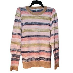 NWT Amour Vert Women’s Angelina Organic Cotton Sweater Spring Summer Feminine